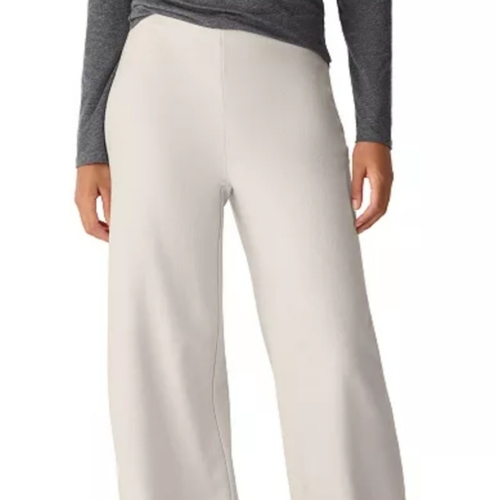 100% Wool Eileen Fisher Soft Gray Pants - Picture 2 of 11